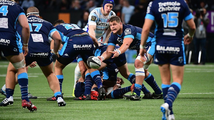 Repartis frustrés de l’Arena, les Montpelliérains de Paul Willemse s’attendent à un gros combat notamment devant contre Grenoble. Cette semaine a notamment été axée sur le secteur de la mêlée... Photo Icon Sport