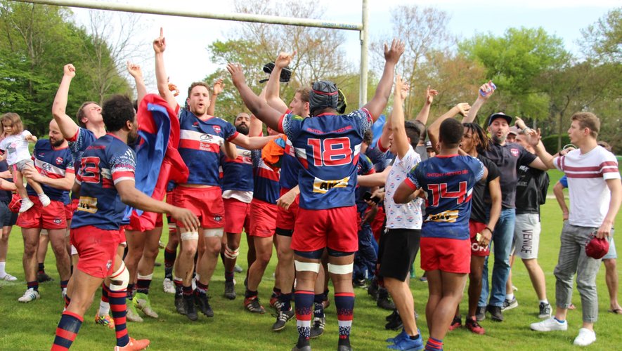 Les Antoniens exultent : ils viennent de se qualifier pour la phase finale de la deuxième division fédérale. Photo DR