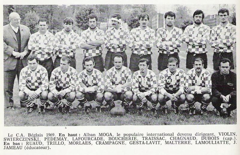 L'équipe du CA Bègles, l'un des champions les plus surprenants de l'Histoire