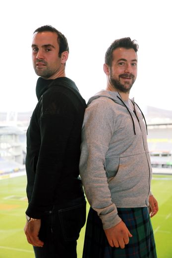 Les deux 9 de Clermont posent ensemble