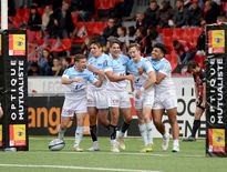 Incroyables Bayonnais qui renversent Oyonnax et s’offrent une finale de Pro D2 au terme d’un match très mal engagé. Que le rugby peut être beau ! Photo Carine Monfray