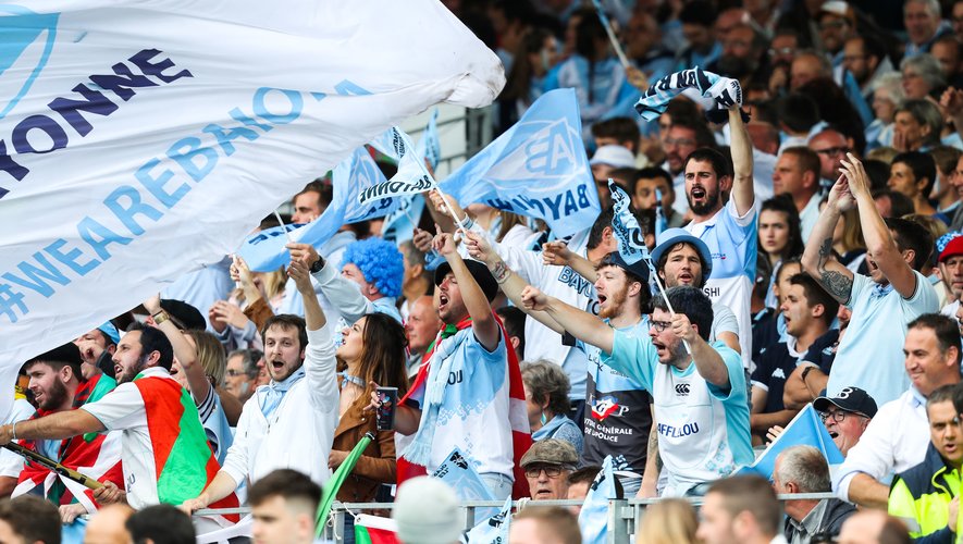 Les supporters de Bayonne lors de la finale de Pro D2 contre Brive
