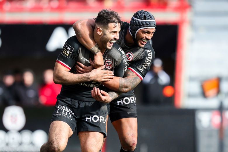 Sofiane Guitoune et Pita Ahki (Toulouse) contre Grenoble