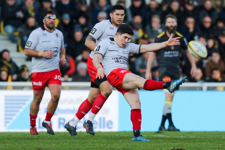 Anthony Belleau marque le drop de la gagne contre La Rochelle