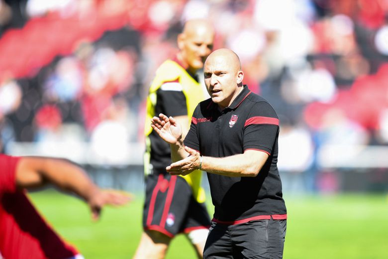 Pierre Mignoni, le coach de Lyon
