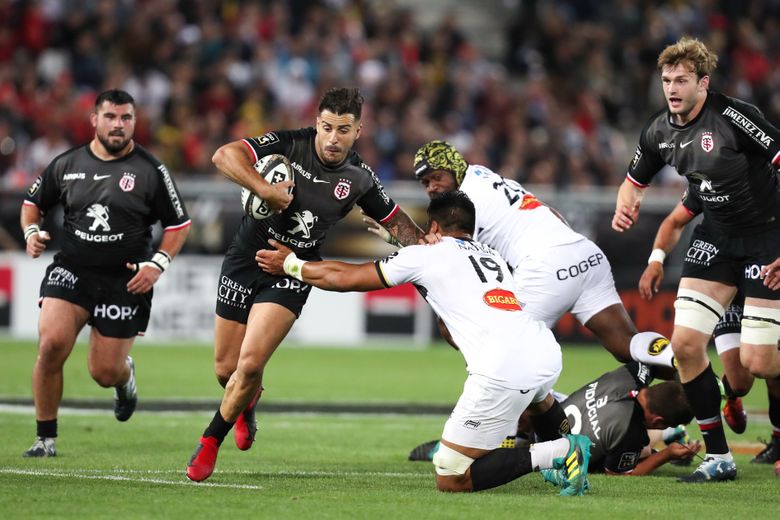 Sofiane Guitoune (Toulouse) contre la Rochelle
