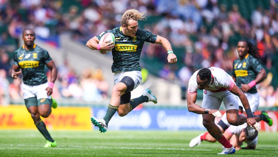 Sevens - Werner Kok (Afrique du Sud) contre le Japon