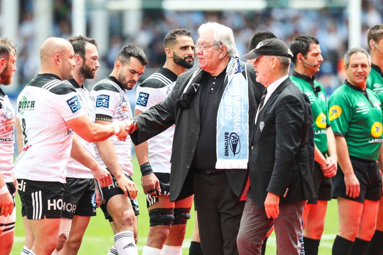 Le Président lors de la finale de PRO D2