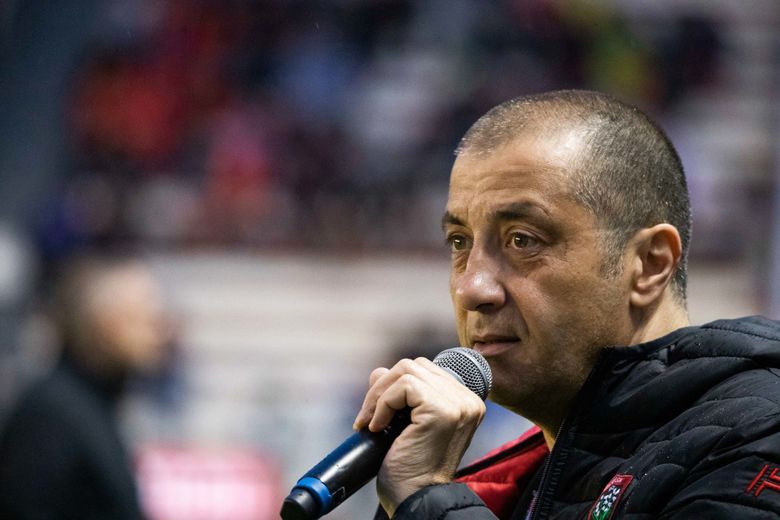 Mourad Boudjellal au micro
