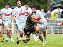 Antoine Hastoy (Pau) a marqué le premier essai de la Section de la saison 2019-2020 contre Mont-de-Marsan en match amical