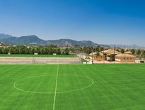 Le terrain des Bleus lors de leur stage en Espagne