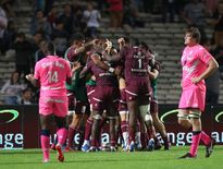 La joie des Bordeaux lors de la victoire contre le Stade français
