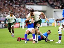L’association en deuxième de Lood de Jager, à gauche, et RG Snyman, à droite, a fait des étincelles. Les deux hommes réussiront-ils à bousculer la hiérarchie et à gagner leur place pour affronter l’Italie ?