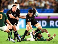 Ardie Savea (Nouvelle-Zélande) contre l'Afrique du Sud