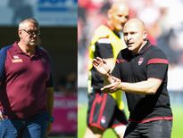 Christophe Urios (Bordeaux) et Pierre Mignoni (Lyon) vont se rencontrer ce soir pour une bataille pour la première place
