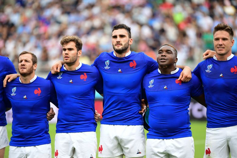 COUPE DU MONDE 2019 - Camille Lopez, Damian Penaud, Charles Ollivon, Demba Demba, Bernard Le Roux