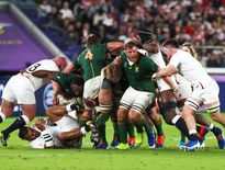 Le surpuissant numéro huit sud-africain Duane Vermeulen a tout emporté sur son passage. Bien aidé par un pack impérial.