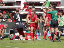 James Hart (Biarritz) contre Oyonnax