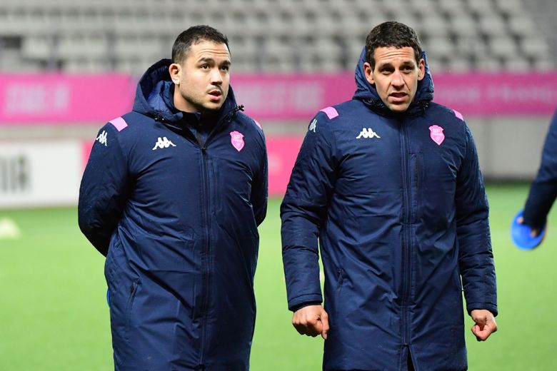 Page de gauche et ci-dessus Hans Peter Wild, Thomas Lombard, Laurent Sempéré et Julien Arias. Quatre hommes pour une mission,sauver la saison du Stade français.