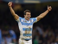 Juan Imhoff (Argentine) lors de la Coupe du monde 2015 contre l'Irlande