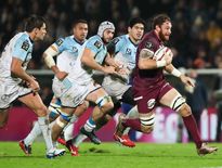 Avec le bonus offensif, les Bordelais de Scott Higginbotham restent concentrés sur leur objectif qui est de se qualifier. Photo Icon Sport