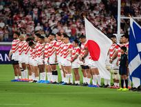 L'hyme japonaise lors de la Coupe du monde 2019