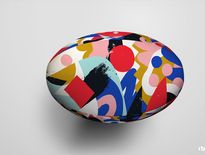 Les ballons, écoresponsables, sont dessinés par des artistes. Photo DR