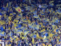 Les supporters de Clermont lors de la demi-finale contre Toulon en 2010