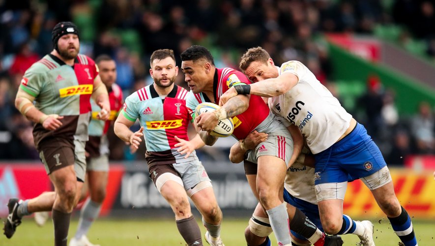 L'ancien All Black Francis Saili a joué dix matchs avec les Harlequins cette saison.