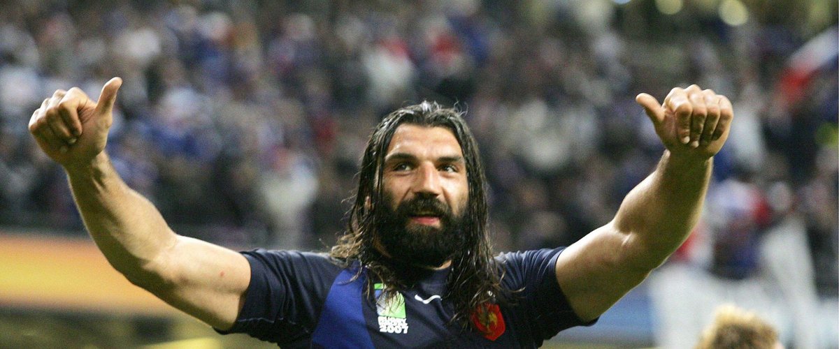 Joie de Sebatien CHABAL - 06.10.2007 - France / Nouvelle Zelande- 1/4 de Finale de Coupe du Monde - Cardiff
Photo