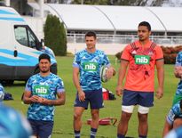 Dan Carter sous les couleurs de nouvelle équipe, les Blues d'Auckland