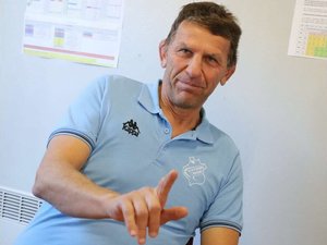 Laurent Bazin, président du CS Vienne, qui restera en Fédérale 1 la saison prochaine.