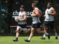 Zack Holmes, Guillaume Marchand et Paulo Tafili (de gauche à droite) ont repris progressivement l’entraînement collectif.