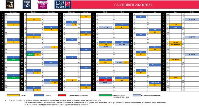 Calendriers Des Doublons A La Folie Midi Olympique Fr calendrier ubb 2022 2021
