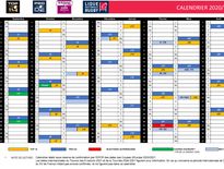 Le calendrier 2020-2021.