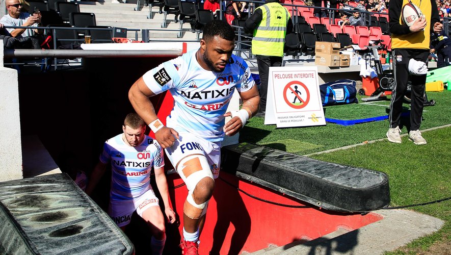 Hassane KOLINGAR of Racing during the Top 14 match between Lyon Olympique Universitaire and Racing 92 on February 23, 2020 in Lyon, France. (Photo by Romain Biard/Icon Sport) - Hassane KOLINGAR - Lyon (France)