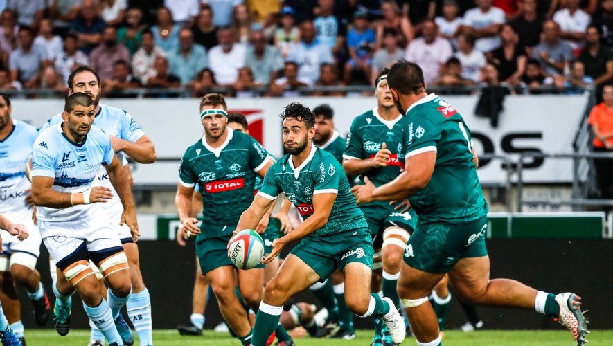 Antoine Hastoy of Pau during the Test match between Bayonne and Pau on 9th August 2019 Photo : Icon Sport