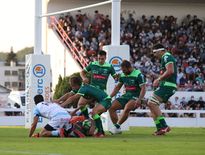 Auteur d’un très bon match, Antoine Hastoy a marqué le premier essai de la Section paloise.