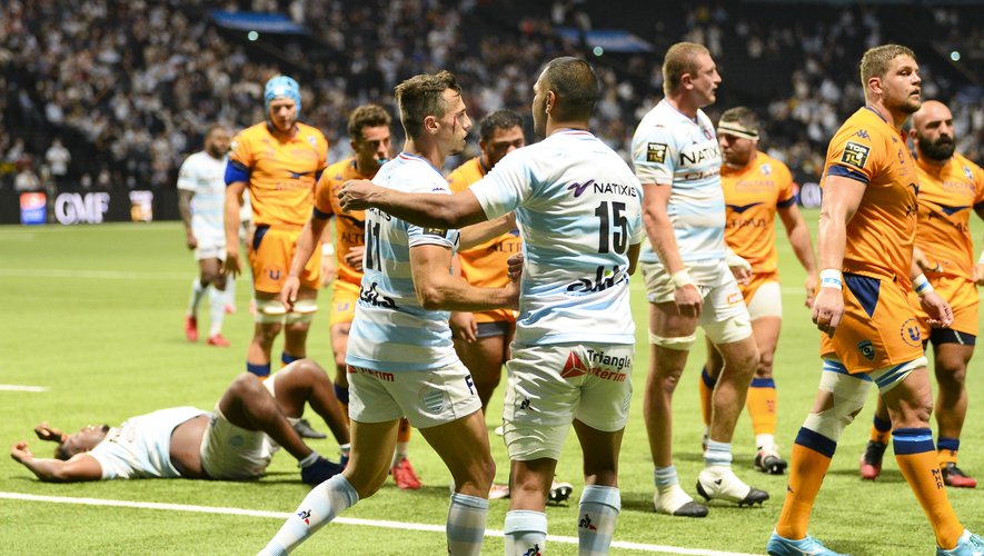 Juan Imhoff (Racing 92) contre Montpellier