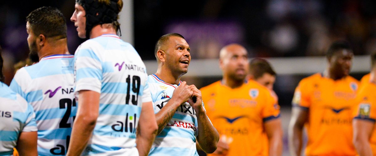 Kurtley Beale juste après avoir reçu son carton rouge