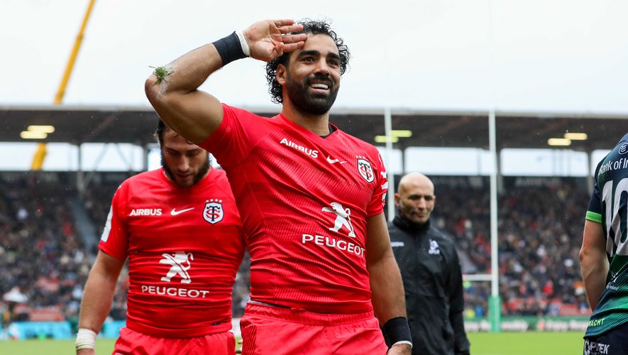 Yoann HUGET of Toulouse during the European Rugby Champions Cup, Pool 5 match between Stade Toulousain and Connacht on November 23, 2019 in Toulouse, France. (Photo by Manuel Blondeau/Icon Sport) - Yoann HUGET - Stade Ernest-Wallon - Toulouse (France)