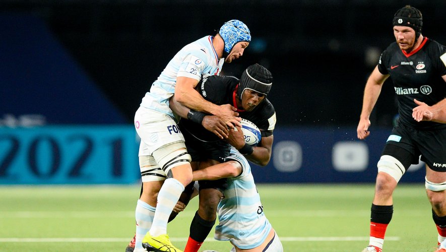 Maro ITOJE of Saracens during the Champions Cup Semi-Final match between Racing 92 and Saracens on September 26, 2020 in Nanterre, France. (Photo by Sandra Ruhaut/Icon Sport) - Paris La Defense Arena - Paris (France)
