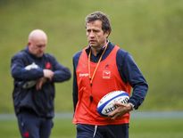 Fabien Galthié avec les Bleus
