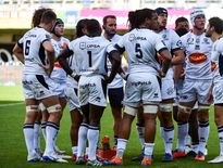 Les Agenais après la défaite contre Montpellier