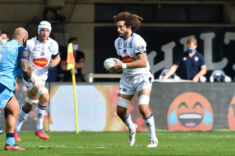 Camille Gérondeau avec Agen face à Montpellier