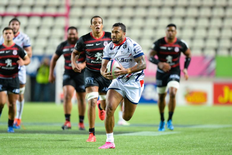 Sefanaia Naivalu a dynamité la défense toulousaine.
