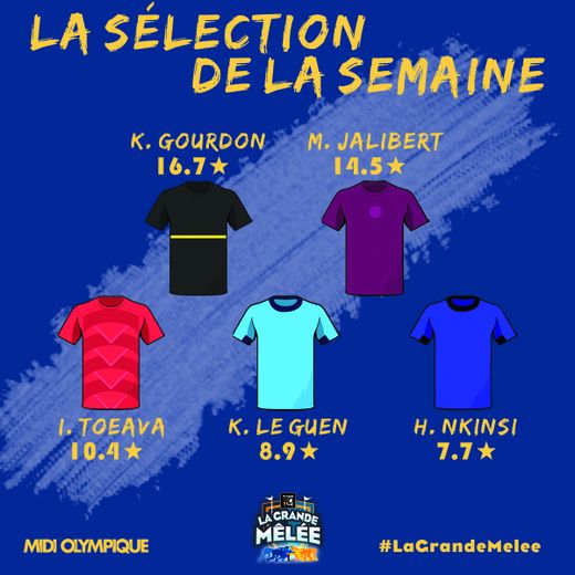 Notre sélection de la semaine pour la 8ème journée de Top 14