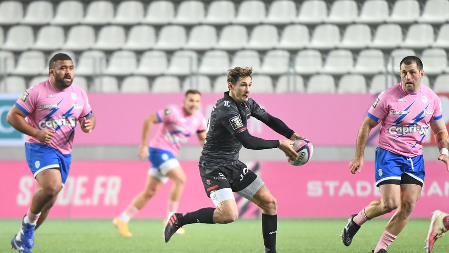 Baptiste Serin (Toulon), face au Stade Français.