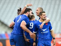 Les Bleus de Charles Ollivon, Gaël Fickcou et Thomas Ramos affronteront-ils les All Blacks en ouverture du Mondial 2023 ? Réponse au mois de février… Photo Icon Sport