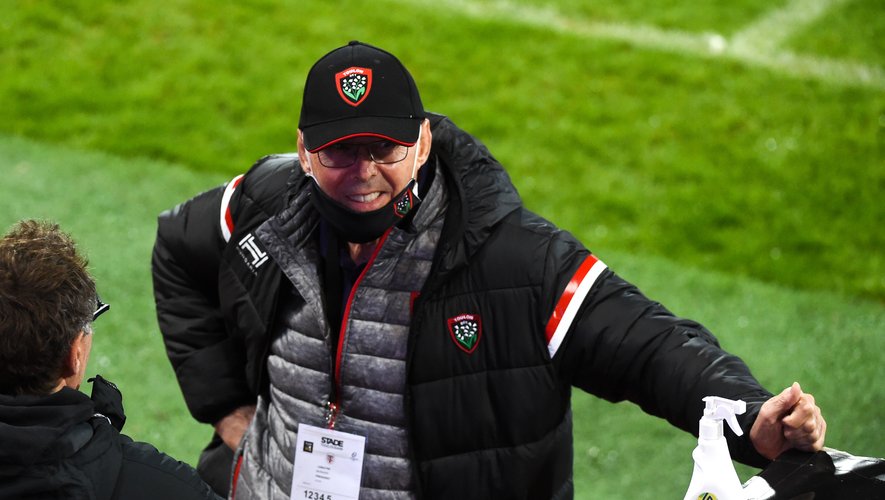 Bernard LEMAITRE owner of Toulon  during the Top 14 match between Toulouse and Toulon on October 4, 2020 in Toulouse, France. (Photo by Alexandre Dimou/Icon Sport) - Bernard LEMAITRE - Stade Ernest-Wallon - Toulouse (France)